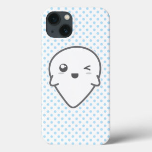 Kawaii Winking Ghost iPad Case
