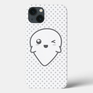 Kawaii Winking Ghost iPad Case