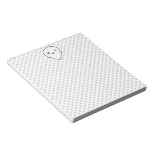 Kawaii Winking Ghost Notepad