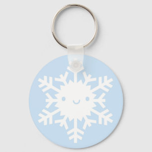 Kawaii Winter Snowflake Key Ring
