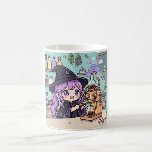 Kawaii Witch Barista Mug - Alchemy Coffee Lovers