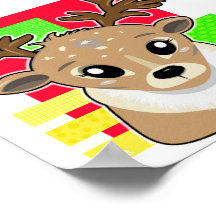 Kawaii xmas deer
