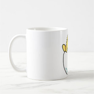 Kawaii Yellow Chick In Egg Coffee Mug