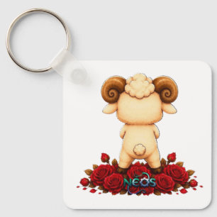 Kawaii Zodiac Neos Aries Key Ring