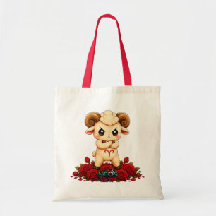 Kawaii Zodiac Neos Aries Tote Bag