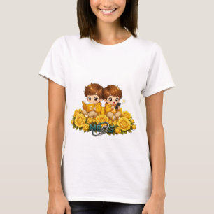 Kawaii Zodiac Neos Gemini T-Shirt