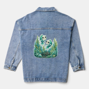 Kawaii Zodiac Neos Pisces Denim Jacket
