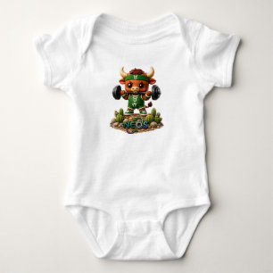 Kawaii Zodiac Neos Taurus Baby Bodysuit