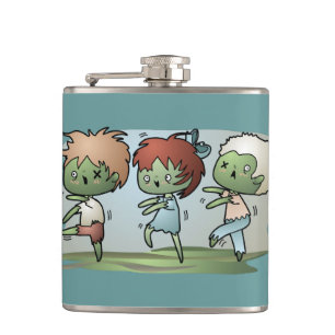 Kawaii Zombie Hip Flask