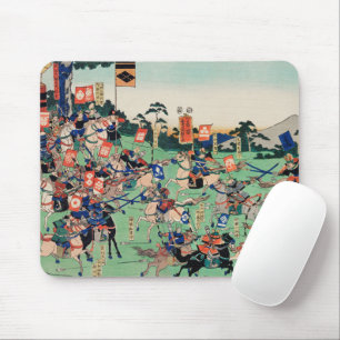 Kawanakajima no Kassen by Utagawa Kuniyoshi Mouse Mat