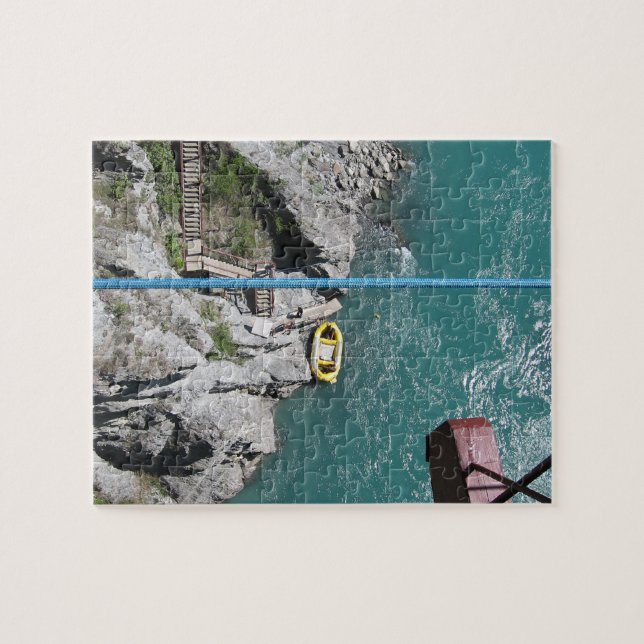 Kawarau Bridge Bungy POV, Queenstown, New Zealand Jigsaw Puzzle (Horizontal)