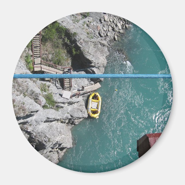 Kawarau Bridge Bungy POV, Queenstown, New Zealand Magnet (Front)