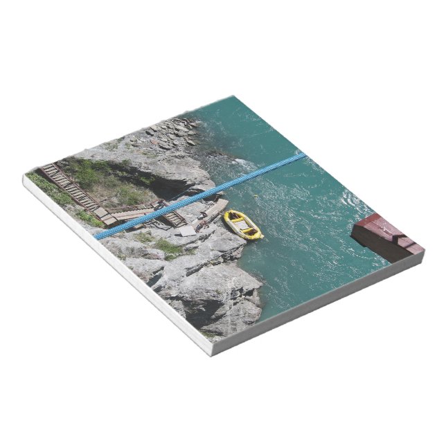 Kawarau Bridge Bungy POV, Queenstown, New Zealand Notepad (Angled)
