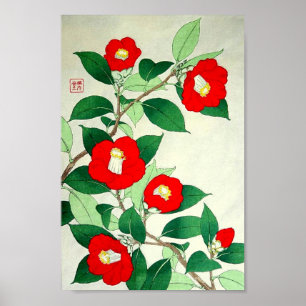 Kawarazaki Shodo Floral Calendar of Japan Flowers Poster