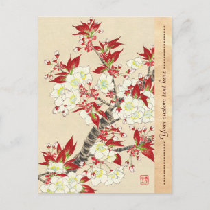 Kawarazaki Shodo Floral Calendar of Japan Postcard
