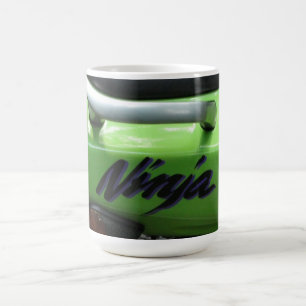 Kawasaki Green Ninja ZX-6R Motocycle, Street Bike Coffee Mug