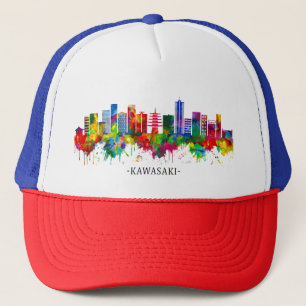 Kawasaki Japan Skyline Trucker Hat