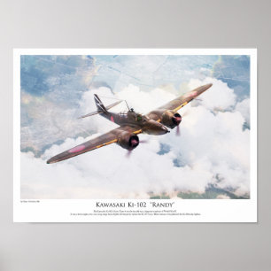 Kawasaki Ki-102 "Randy" Poster