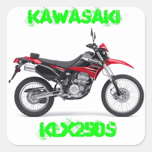 Kawasaki KLX250 stickers (Front)
