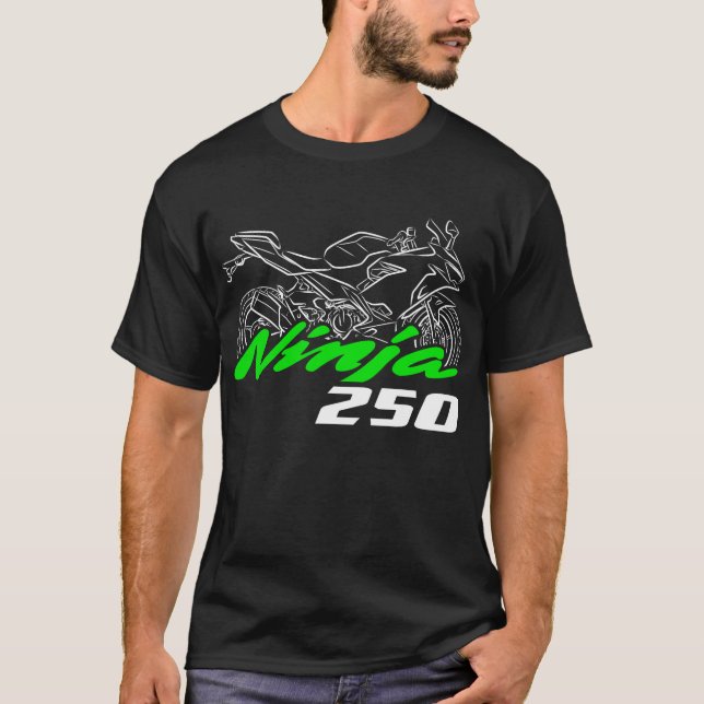 Kawasaki Ninja 250 2018-2025 T-Shirt (Front)