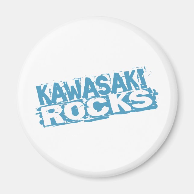 Kawasaki Rocks Magnet (Front)