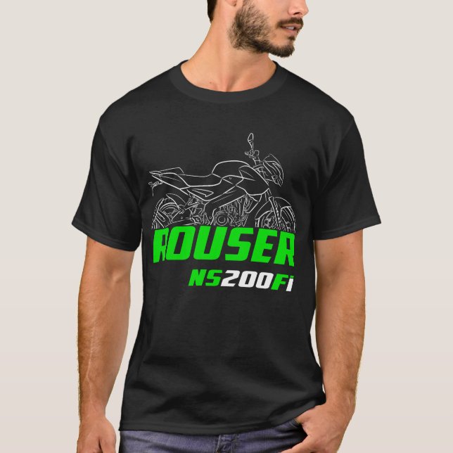 Kawasaki Rouser NS200 Fi 2019-2024 T-Shirt (Front)