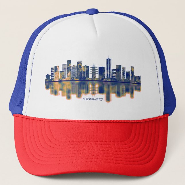 Kawasaki Skyline Trucker Hat (Front)