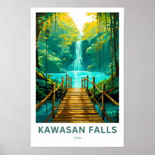 Kawasan Falls Cebu Travel Print