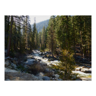 Kaweah River in Sequoia National Park Poster