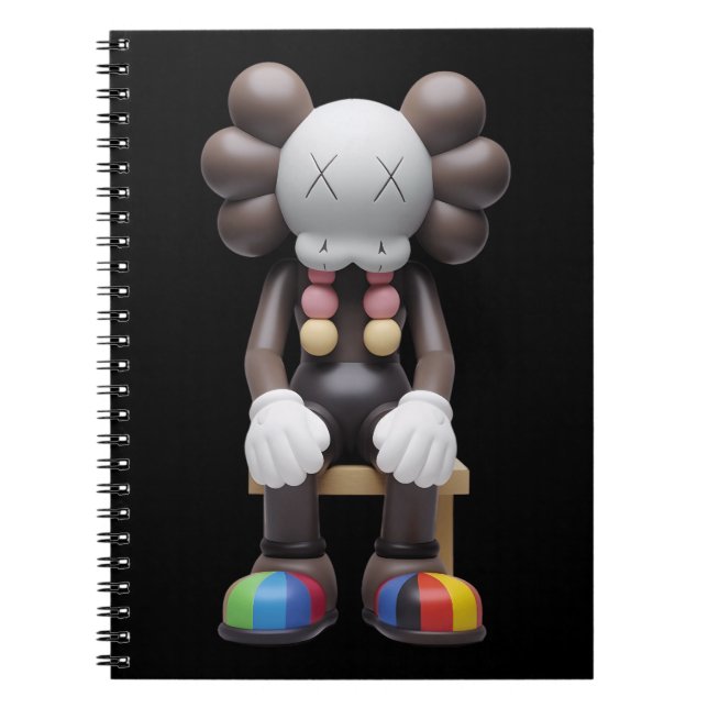 KAWS at Rest Printed Notebook - Unique Artistic (Front)