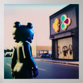 KAWS ON THE ROAD POSTER