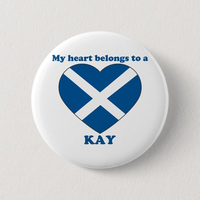 Kay 6 Cm Round Badge (Front)