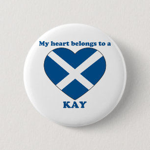 Kay 6 Cm Round Badge