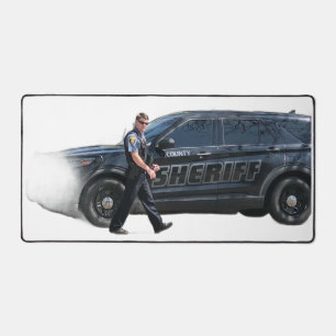 Kay County deputy desk mat