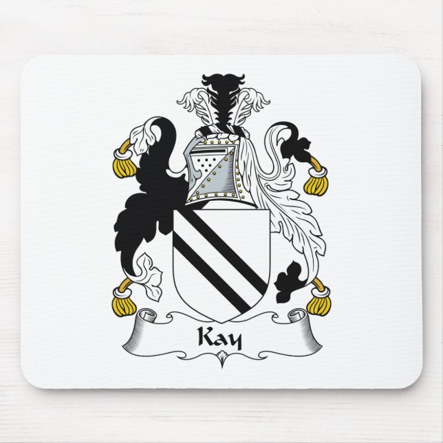 Kay Family Crest Mouse Mat (Front)