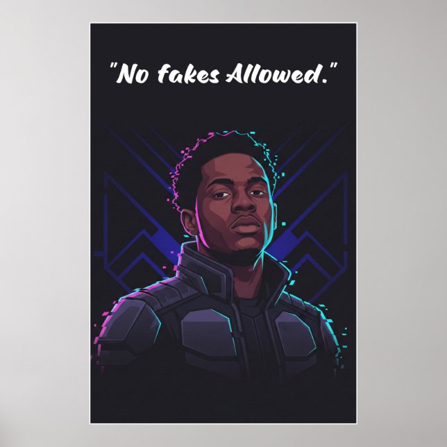 Kay Flock Poster – No Fakes Allowed (Front)