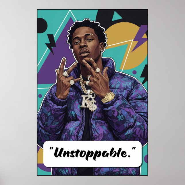 Kay Flock Poster – Unstoppable (Front)