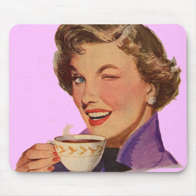 Kay loves coffee mouse mat (Front)