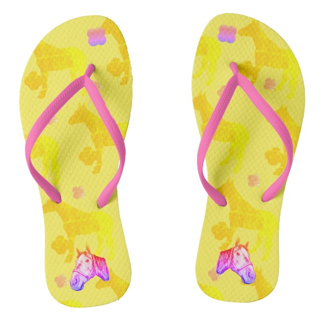 Kay Mei Farm Glamor Chan "Party Glamor Chan" Flip Flops (Footbed)