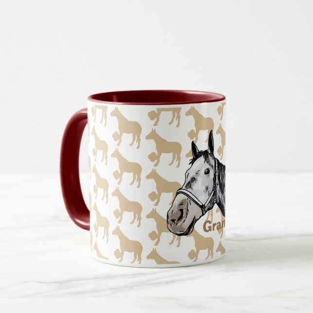 Kay Mei Farm Glamor Chan Silhouette Mug (Front Left)