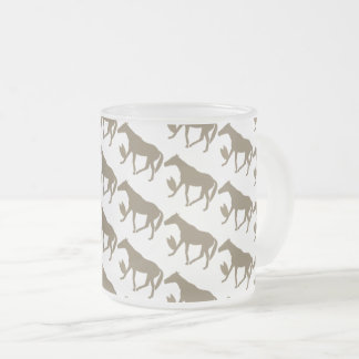 Kay Mei Farm Tonton Trochan Silhouette Frosted Glass Coffee Mug