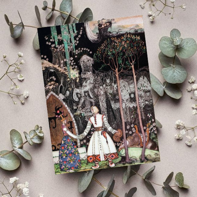 Kay Nielsen He took farewell of the Princess Card (Creator Uploaded)