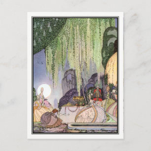 Kay Nielsen - In Powder and Crinoline Postcard