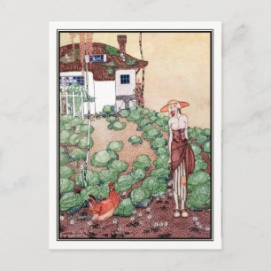 Kay Nielsen - In Powder and Crinoline Postcard