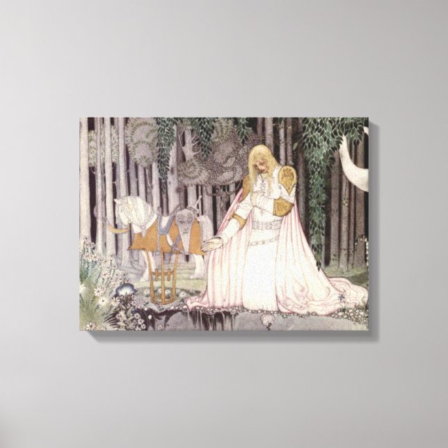 Kay Nielsen - The Lassie And Her Godmother 1914 Canvas Print (Front)