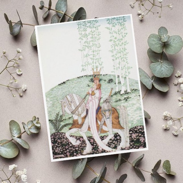 Kay Nielsen Then He Coaxed Her Down Card (Creator Uploaded)