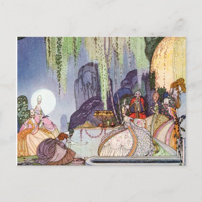 Kay Nielsen's Cinderella at the Ball Postcard (Front)