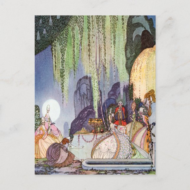 Kay Nielsen's Cinderella at the Ball Postcard (Front)