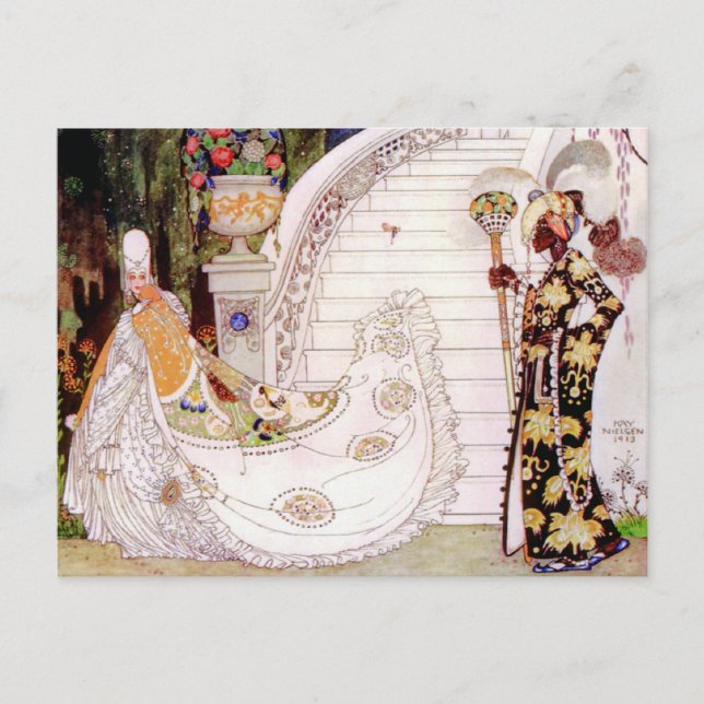 Kay Nielsen's Cinderella Fairy Tale Postcard (Front)