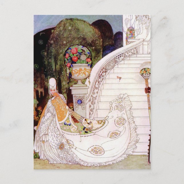 Kay Nielsen's Cinderella Fairy Tale Postcard (Front)